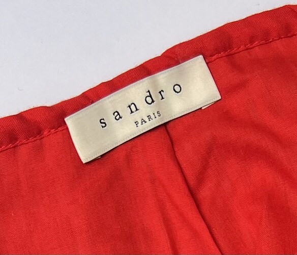 red skirt label