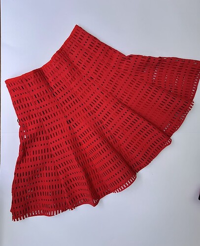 Red skirt 1