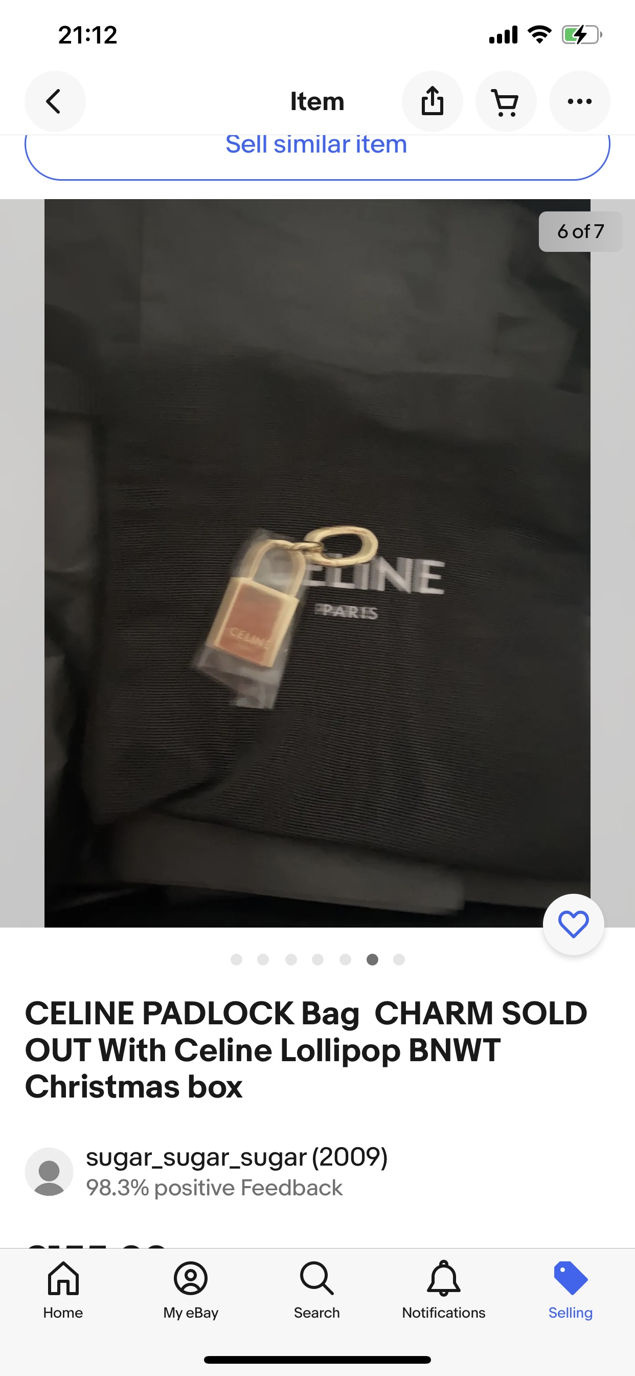 Bag charm Celine Gold in Metal - 28254837